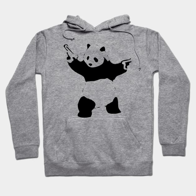 pandas tencil Hoodie by Ndolor